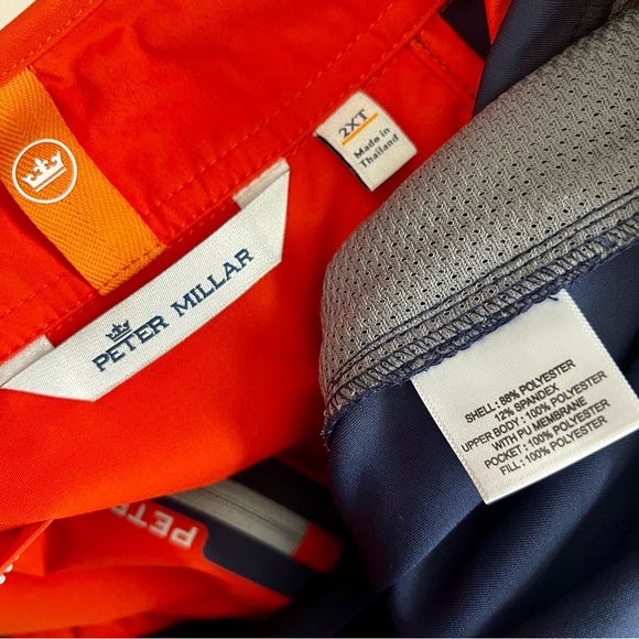 Peter Millar Crown Sport Weld Hyperlight Quarter-Zip  Pullover Sweater Top XXL - Picture 6 of 7